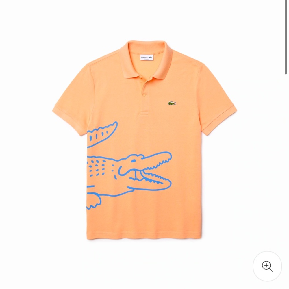 Lacoste Croc Print Polo Shirt